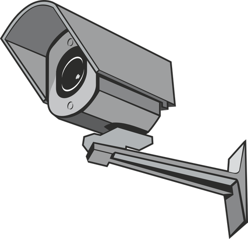 Vektor-ClipArts von CCTV-Aussenkamera
